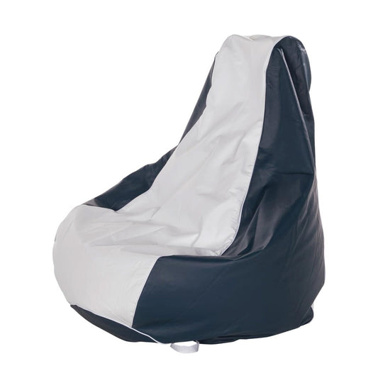 Taylor Made Marine Bean Bag Chair - White/Navy [81004]