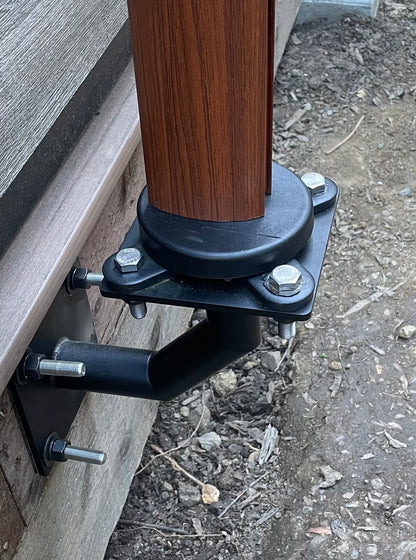 JEWLS HEAVY DUTY Deck Umbrella Mount - Fits Purple Leaf