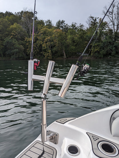 JEWLS Stainless Triple Rod Holder