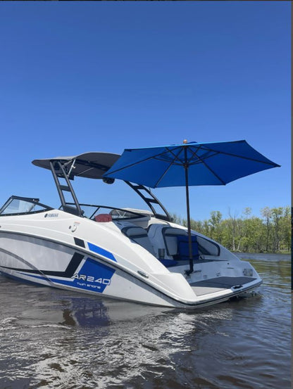 JEWLS Stainless Upright Umbrella Holder - 1.5" Shaft