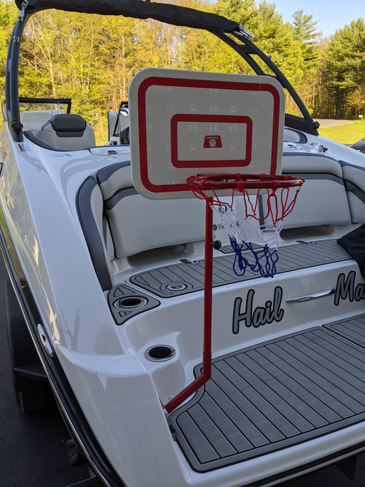 JEWLS Stainless Swimdeck Basketball Hoop Kit - Fits 2010-2013 Yamaha