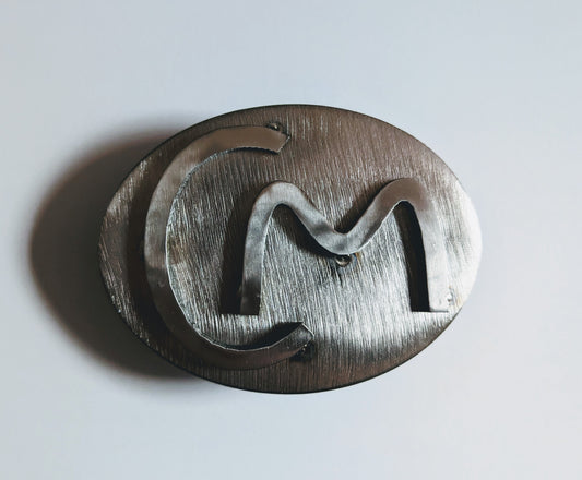 CM Ranch Oval Belt Buckle