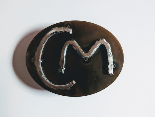 CM Ranch Oval Belt Buckle