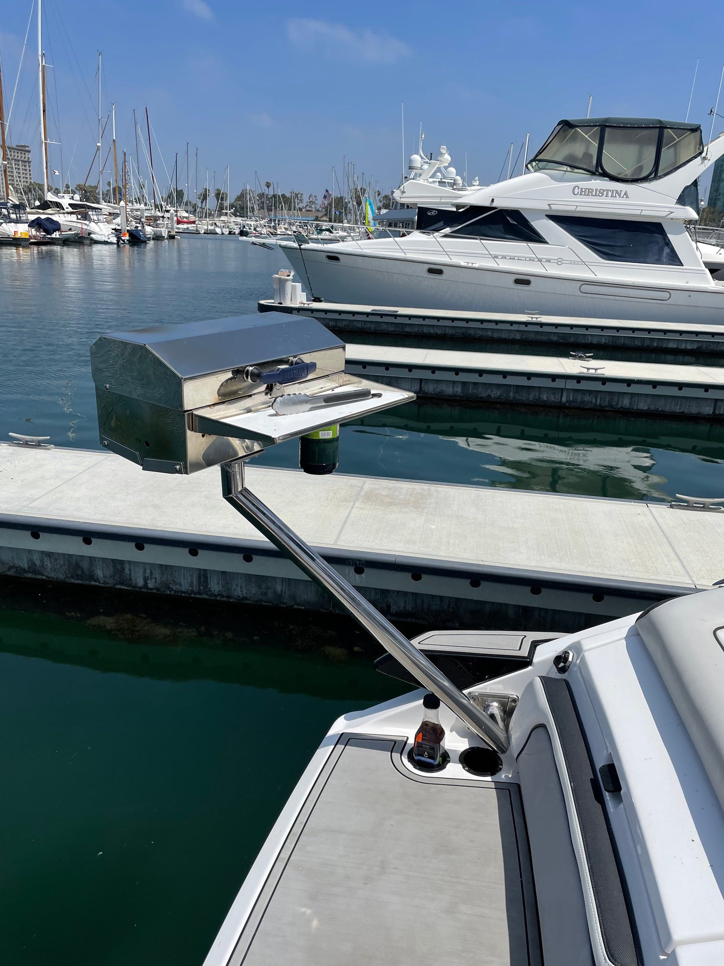 JEWLS Port Grill Stanchion Package - Fits 2019+ Yamaha Model 275